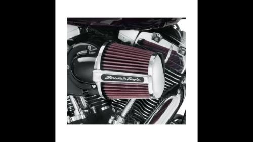 Kit filtre à Air Screaming Eagle Touring 2014-2016 - Coude Noir brillant