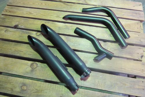 Silencieux + Pare chaleur Softail